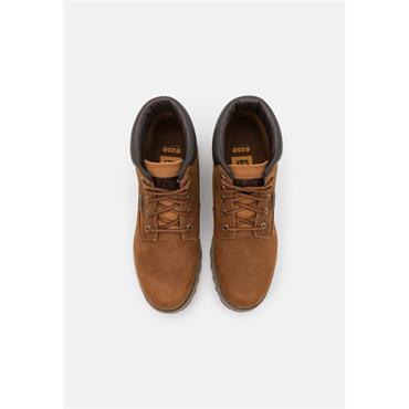 CATERPILLAR MENS WATERPROOF LACE BOOT - BROWN